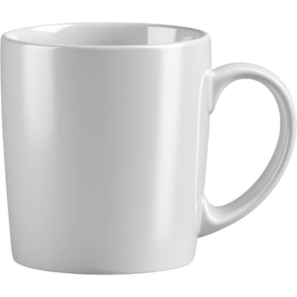 AI generated Realistic white mug for mockup. AI Generative png