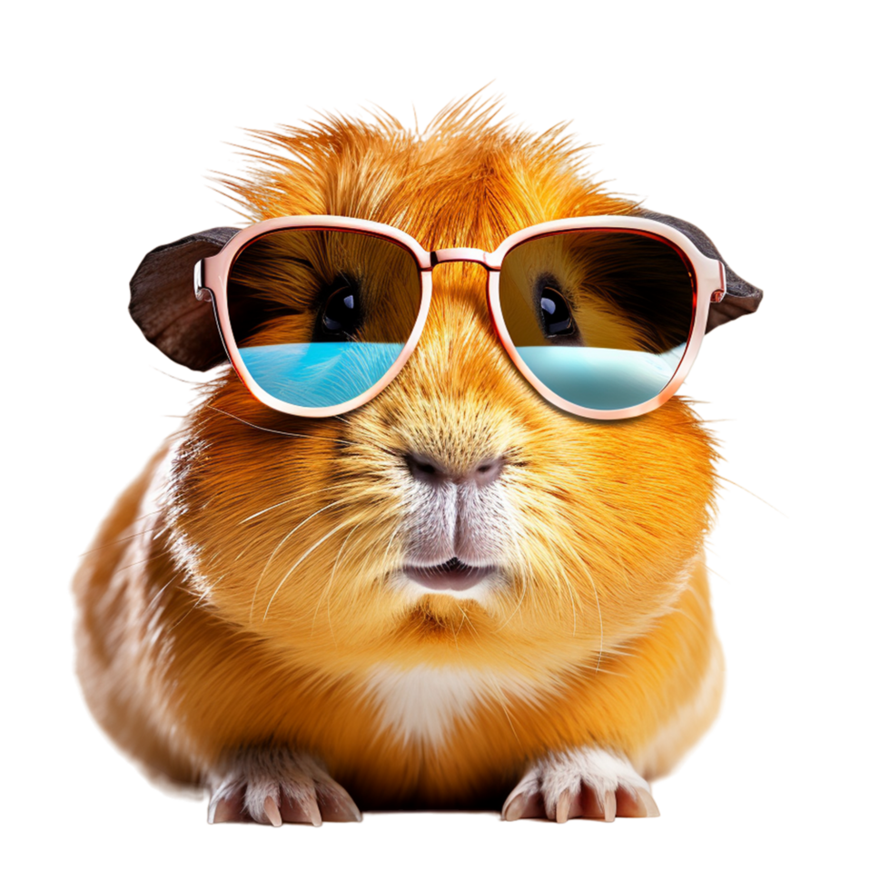 AI generated Sunglasses portrait mammal animal png