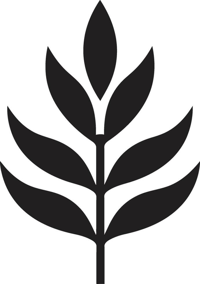 Lush Life Iconic Plant Vector Botanical Beauty Plant Logo Design