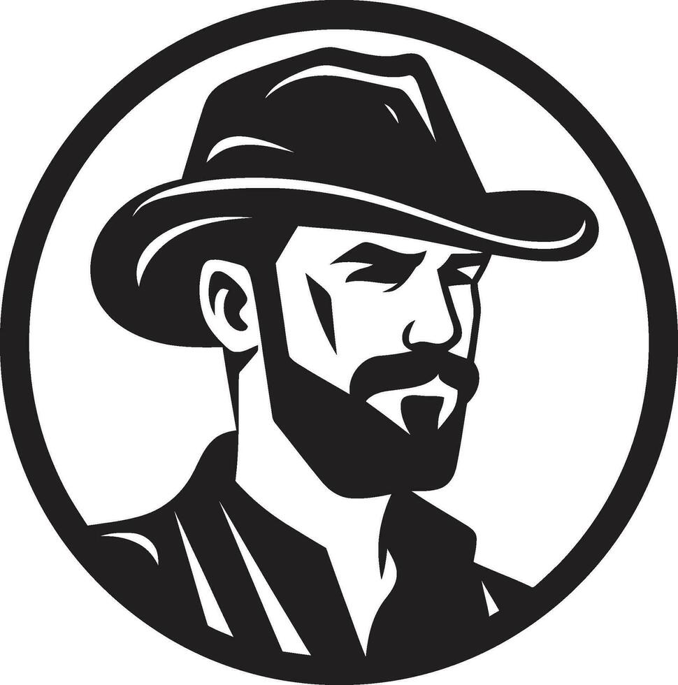 Farmstead Pride Farmer Logo Vector Agrarian Aura Emblematic Design