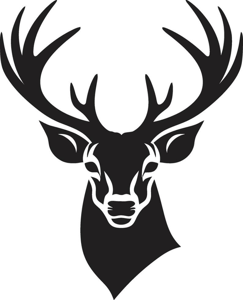 Natures Elegance Deer Head Logo Vector Art Rustic Majesty Deer Head Vector Illustration