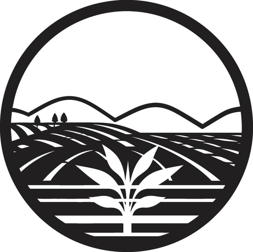 Agronomy Artistry Farming Icon Vector Farmstead Icon Agriculture Logo Design Icon