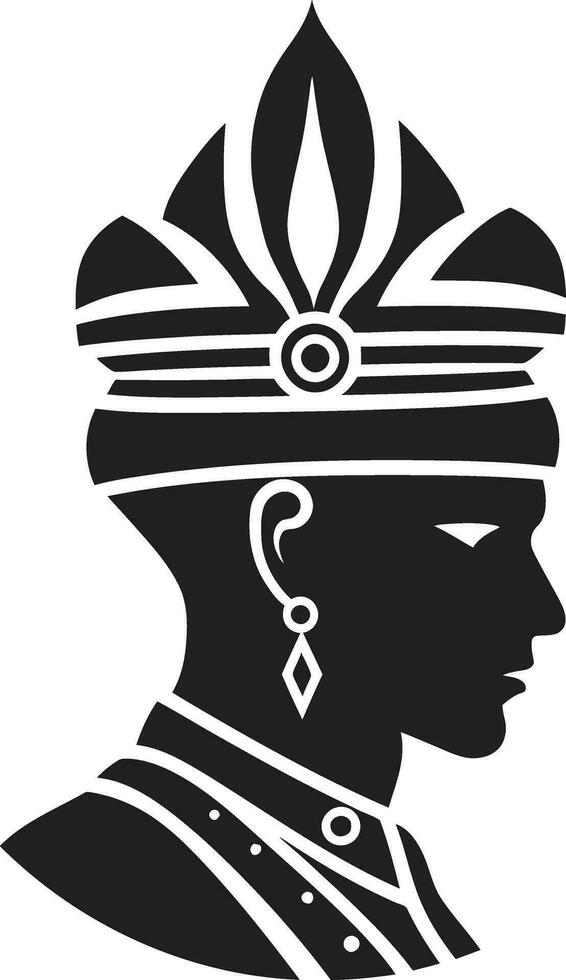 Graceful Garb Wedding Man Vector Festive Finesse Indian Groom Icon