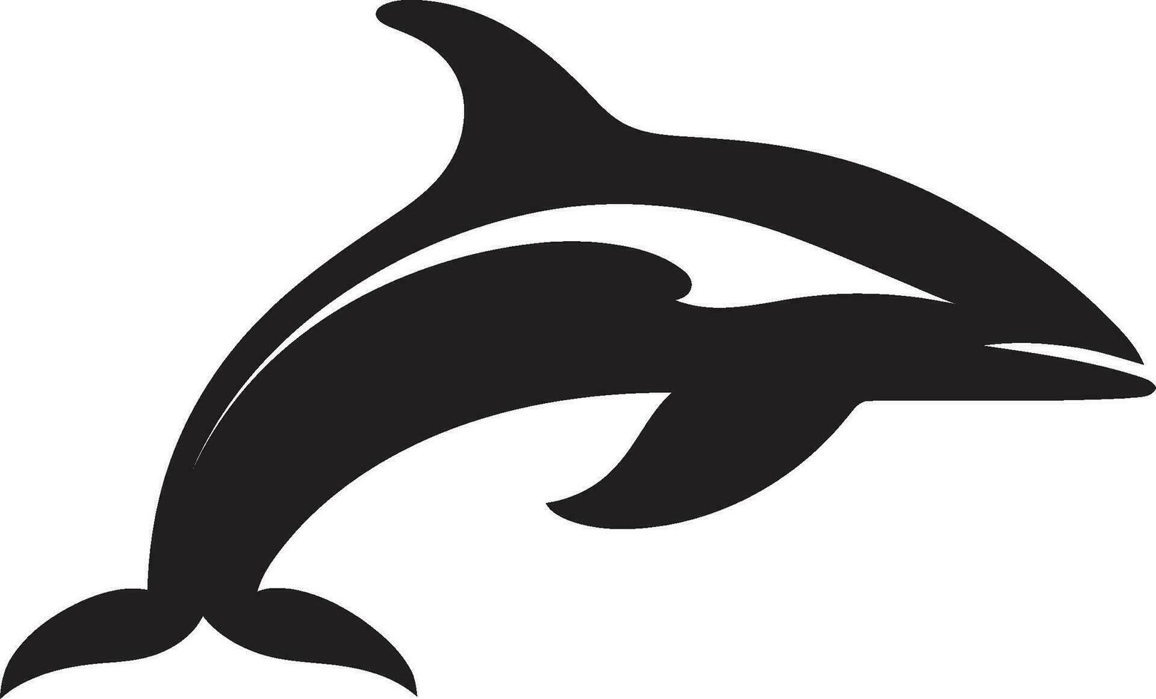 Sublime Surge Whale Logo Design Azure Anthem Emblematic Whale Icon vector
