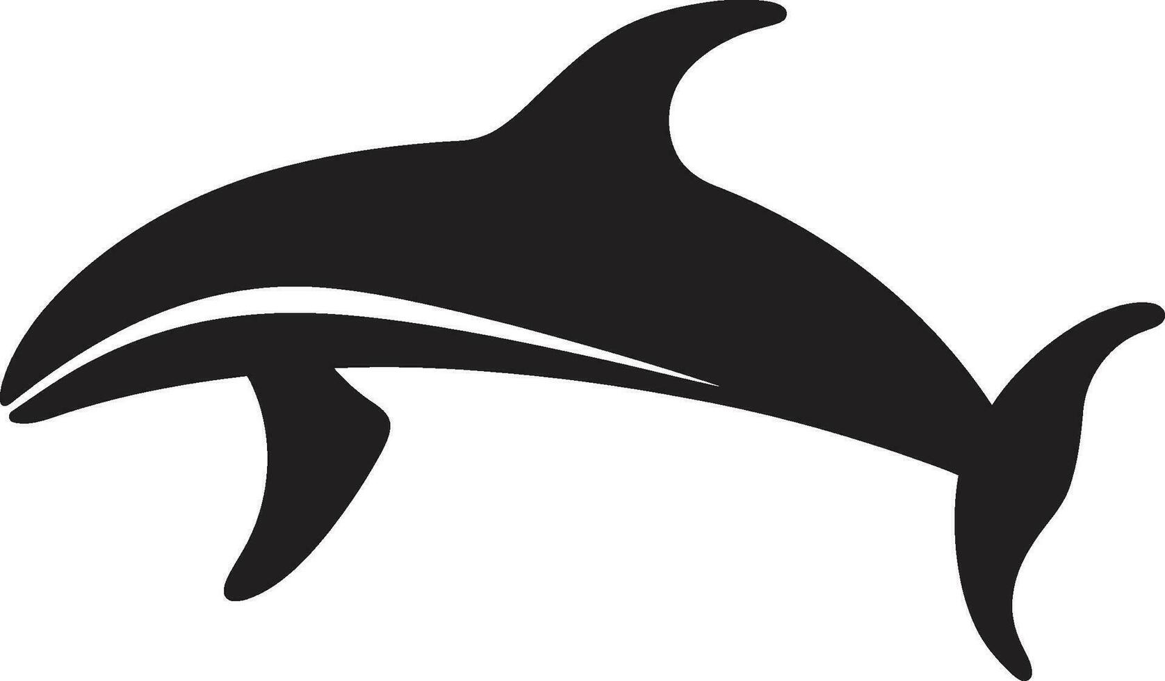 Sublime Surge Whale Logo Design Azure Anthem Emblematic Whale Icon vector