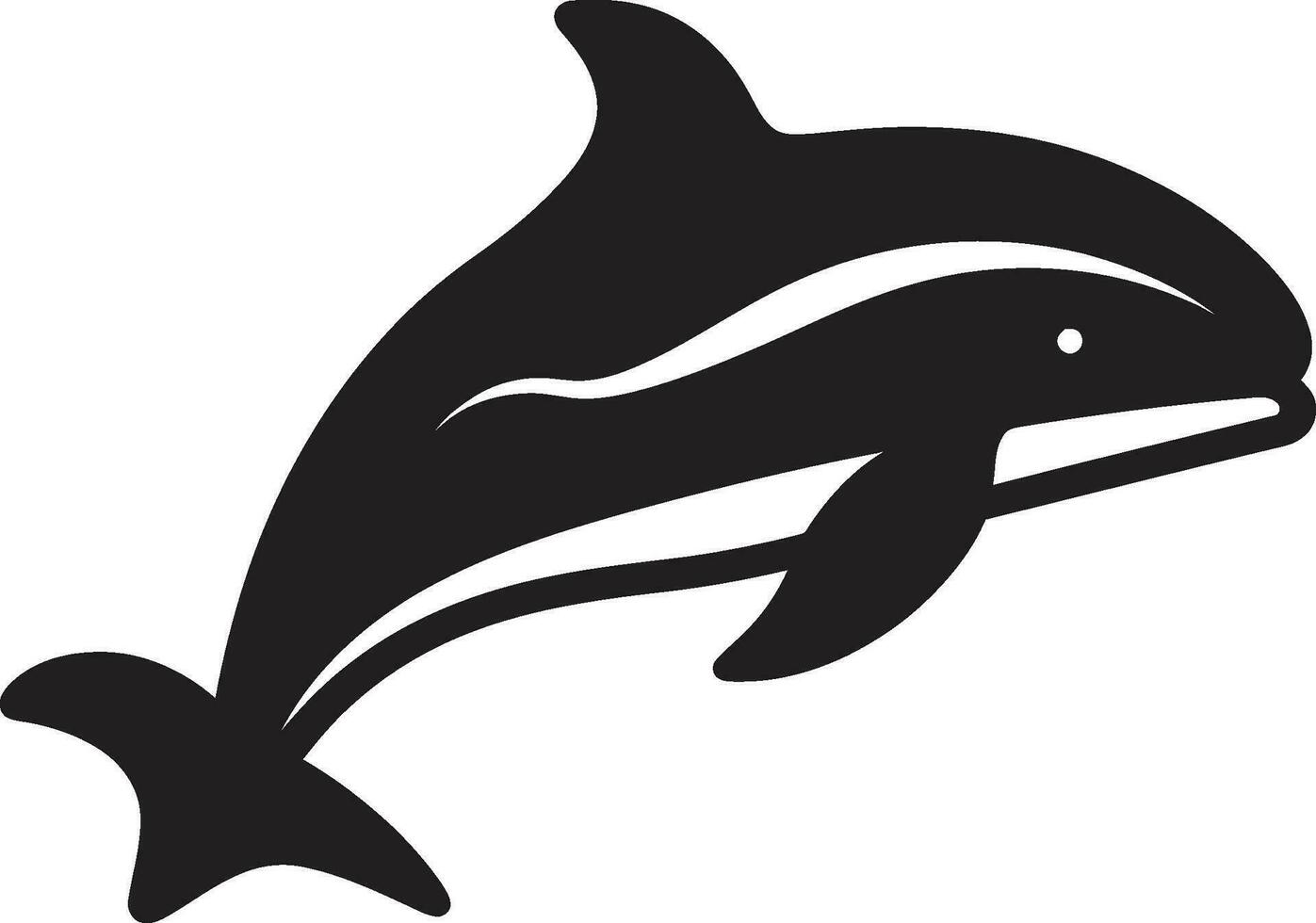 Oceanic Ovation Logo Vector Icon Coastal Cadence Whale Emblem Design