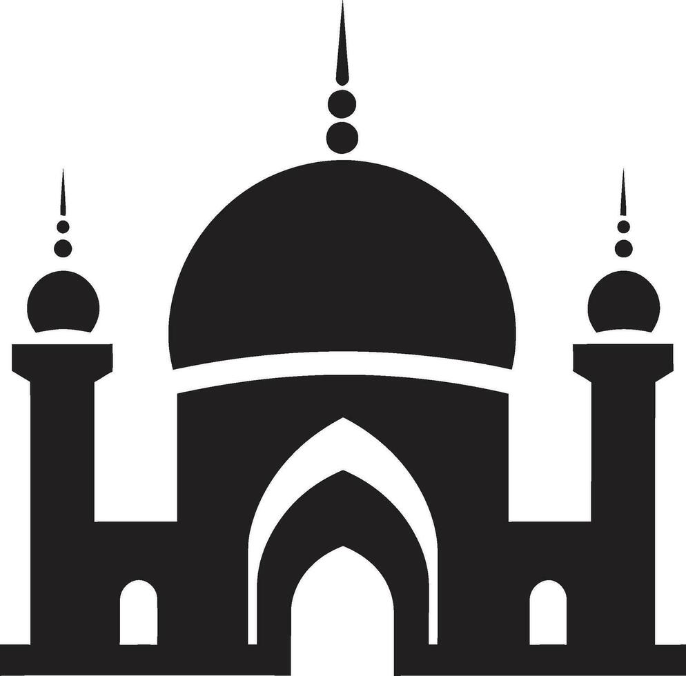 Mosque Marvel Iconic Logo Vector Ethereal Echo Mosque Icon Emblem