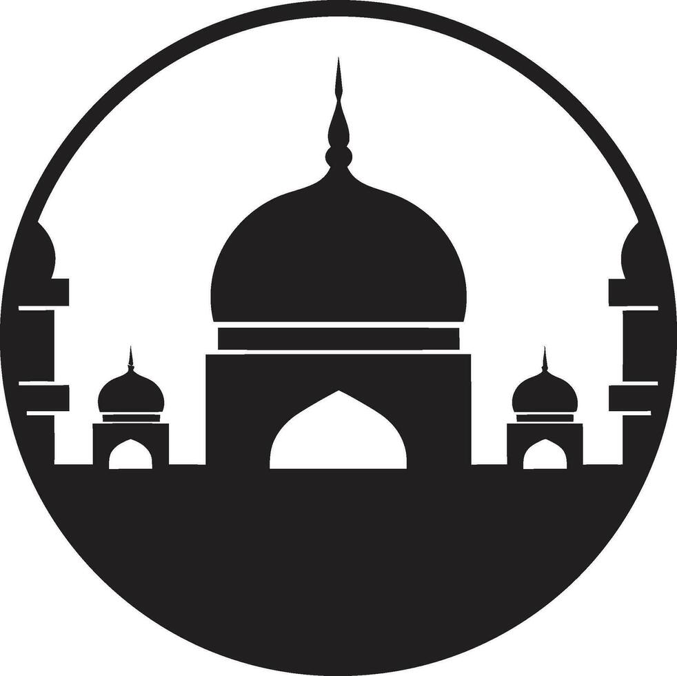 Mosque Marvel Iconic Logo Vector Ethereal Echo Mosque Icon Emblem