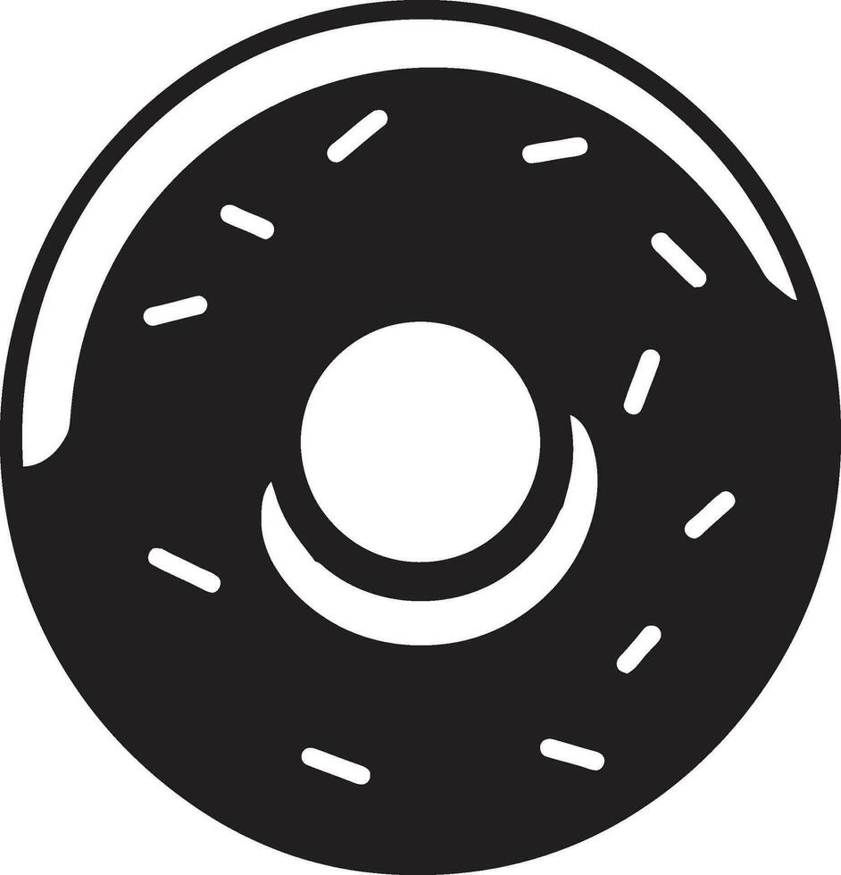 confitería carisma icónico rosquilla vector vidriado bondad rosquilla logo diseño