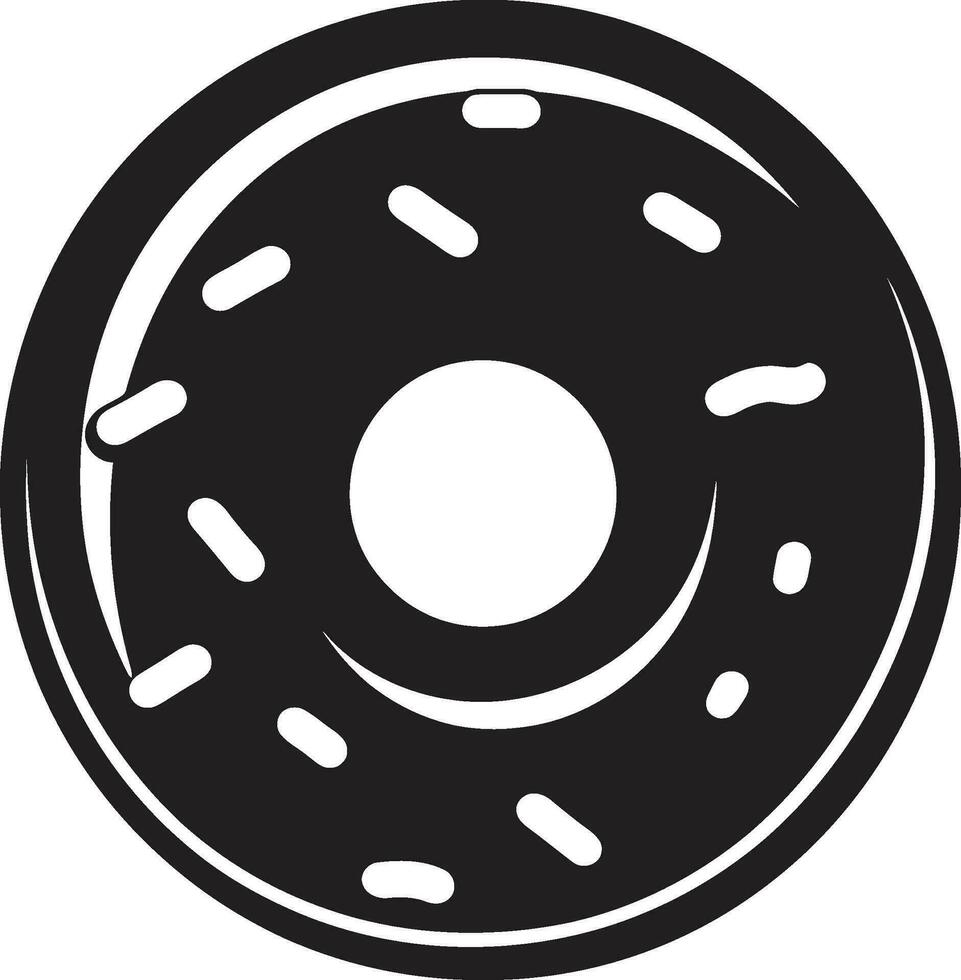 confitería carisma icónico rosquilla vector vidriado bondad rosquilla logo diseño