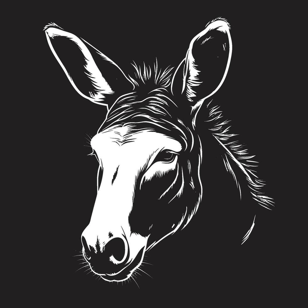 paquete animal orgullo Burro icono vector firme corcel Burro logo diseño