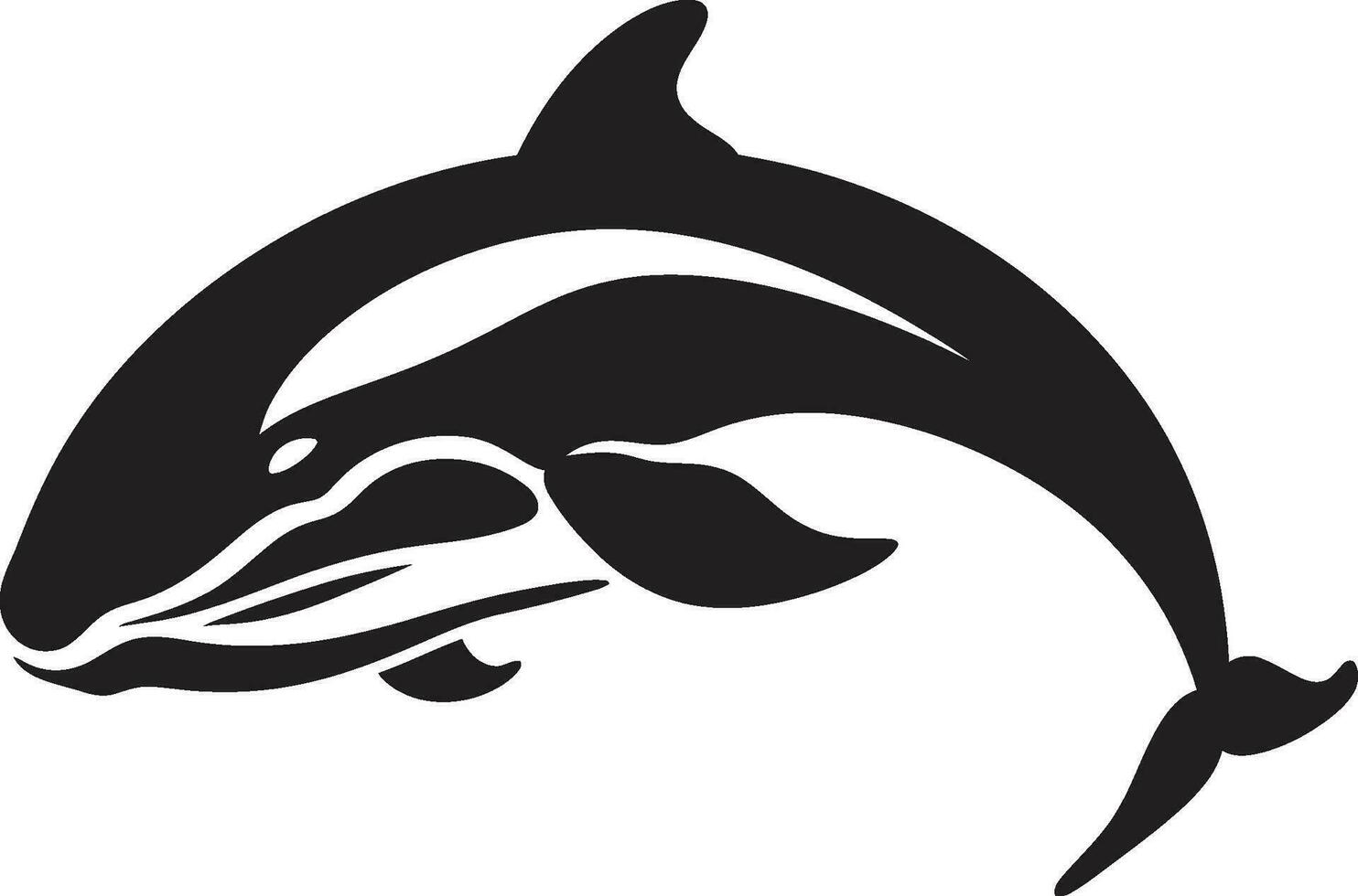 Whale Song Serenade Iconic Whale Vector Sublime Surge Whale Logo Design