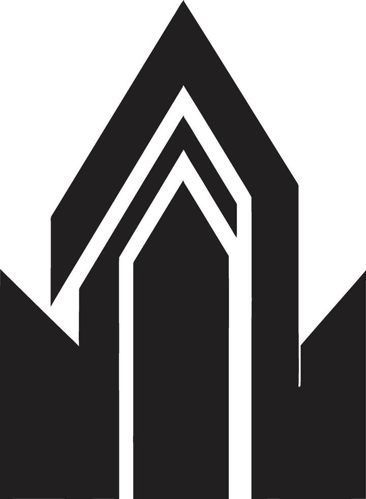 Realty Vision Real Estate Logo Urban Insights Iconic Property Design vector