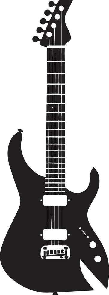 armonía refugio guitarra logo vector gráfico diapasón fantasía guitarra emblema vector Arte