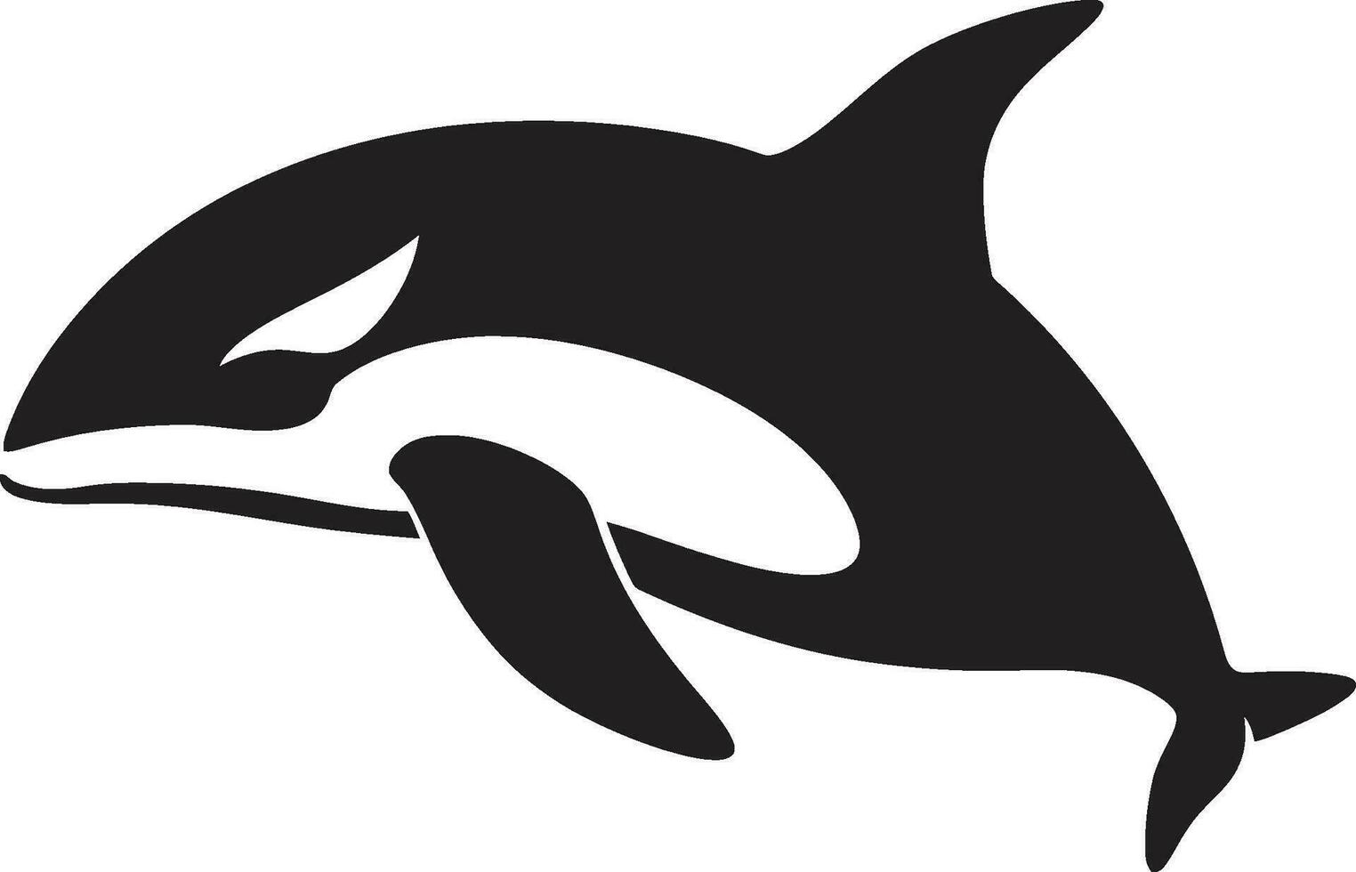 oceánico opus emblemático ballena icono marítimo musa logo vector icono