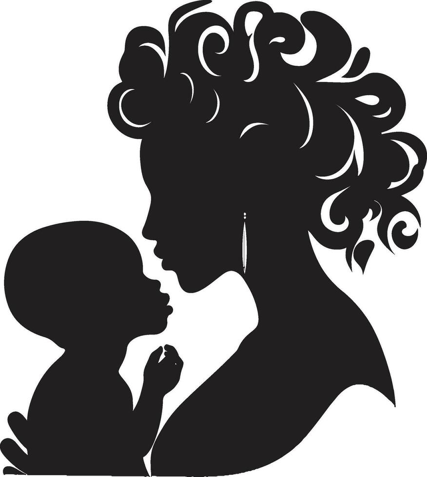 sentido armonía logo vector icono oferta corbatas mujer y niño emblema