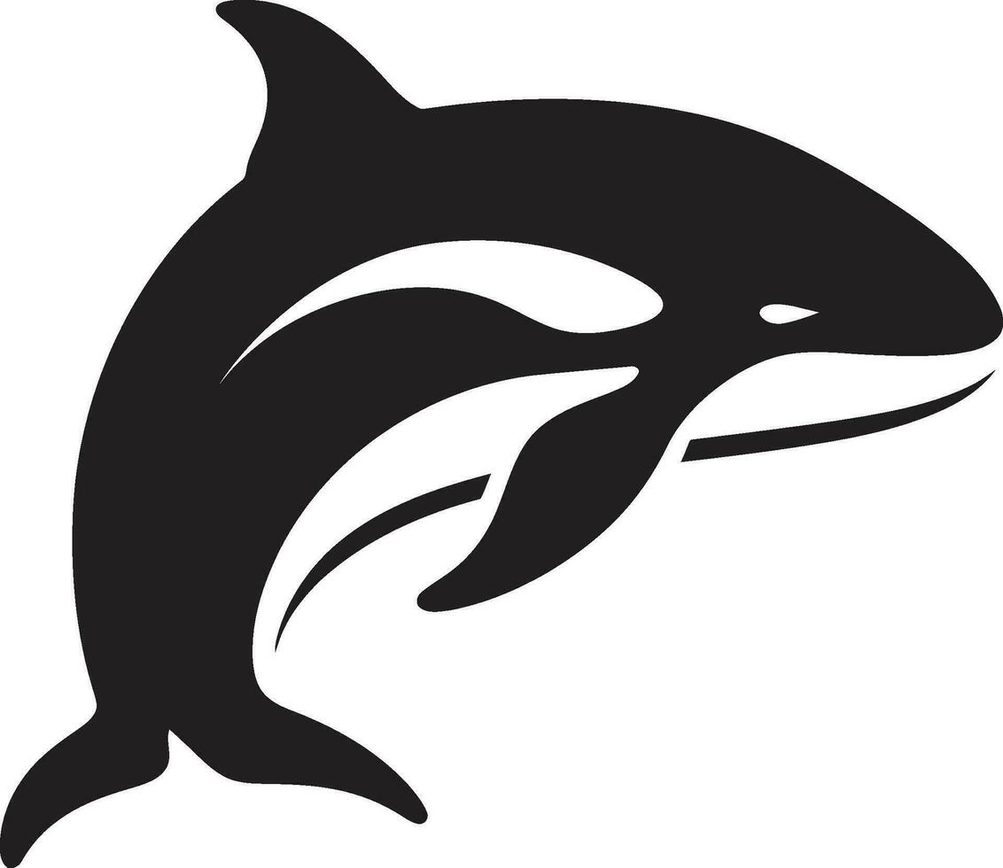 costero cadencia ballena emblema diseño ola susurrador icónico ballena vector