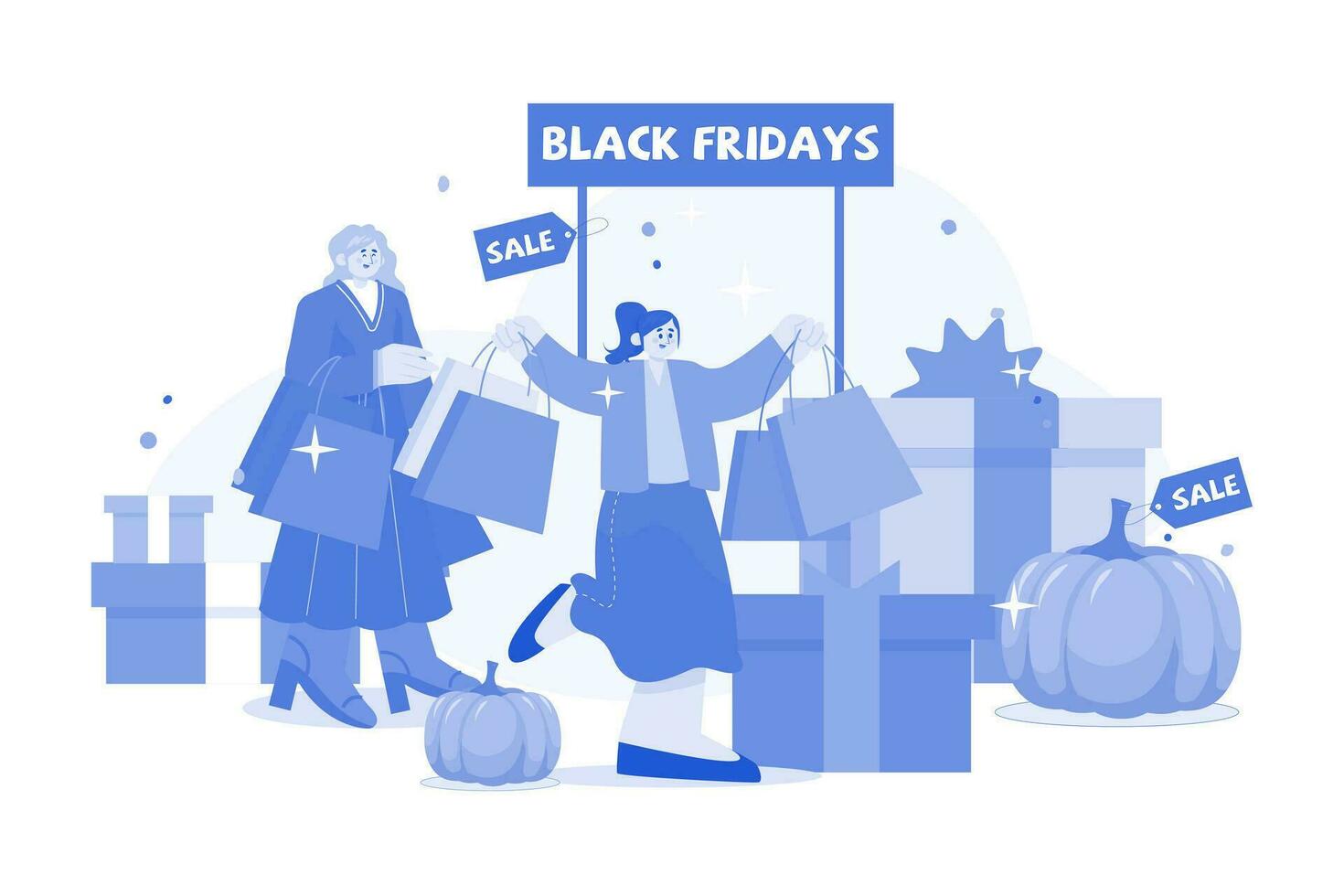 Thanksgiving Day Illustration concept on white background vector