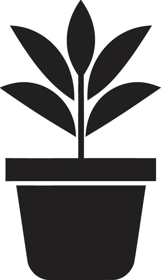 botánico brillantez planta logo diseño verde visiones emblemático planta icono vector