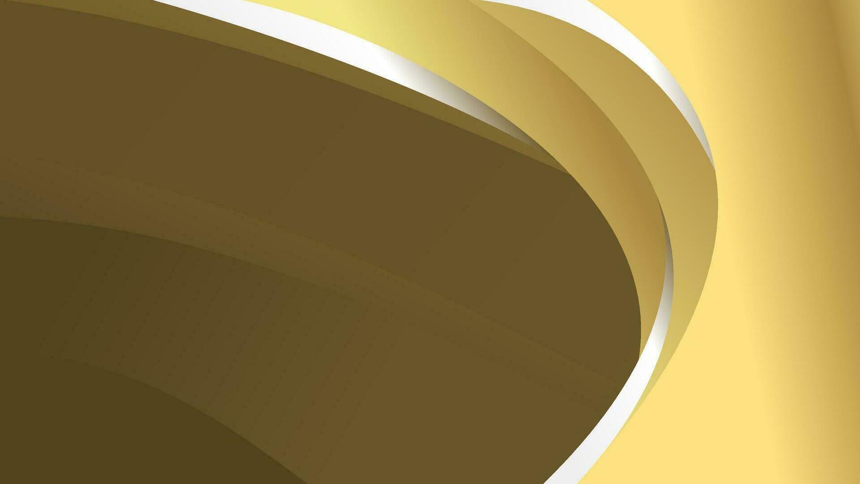 Abstract wavy Gold background for banner, backdrop, flyer, pamflet. Golden background. wavy gold background for paste promotional text. vector