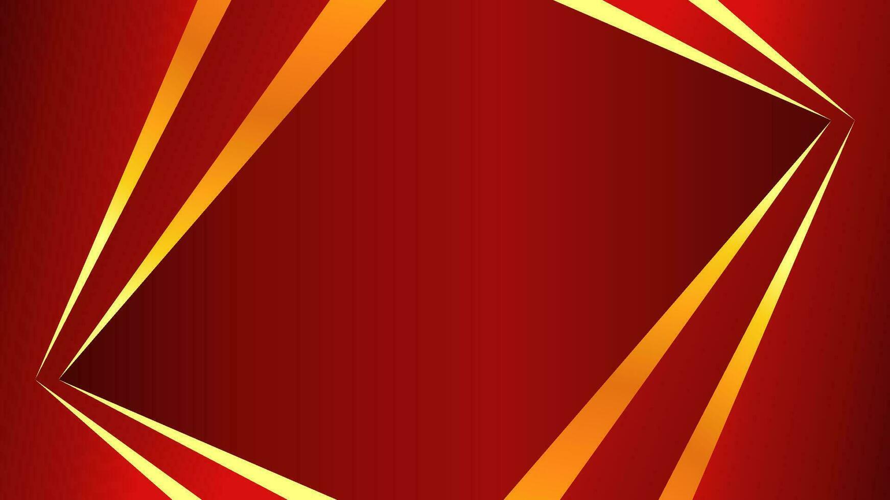 Red luxury gradient color background. Red luxury background with golden line. Luxury background with golden line decoration. vector