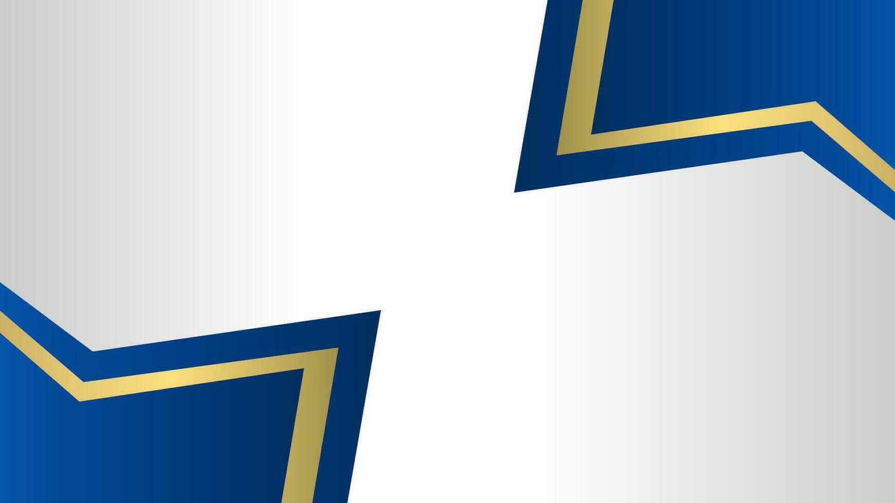 Silver background with gold blue abstract shapes. Modern silver blue background vector