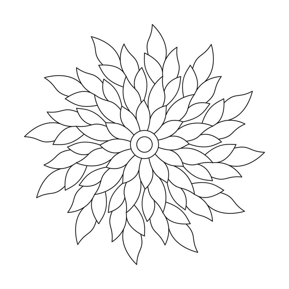 Mandala Affirmations adult coloring book vector file