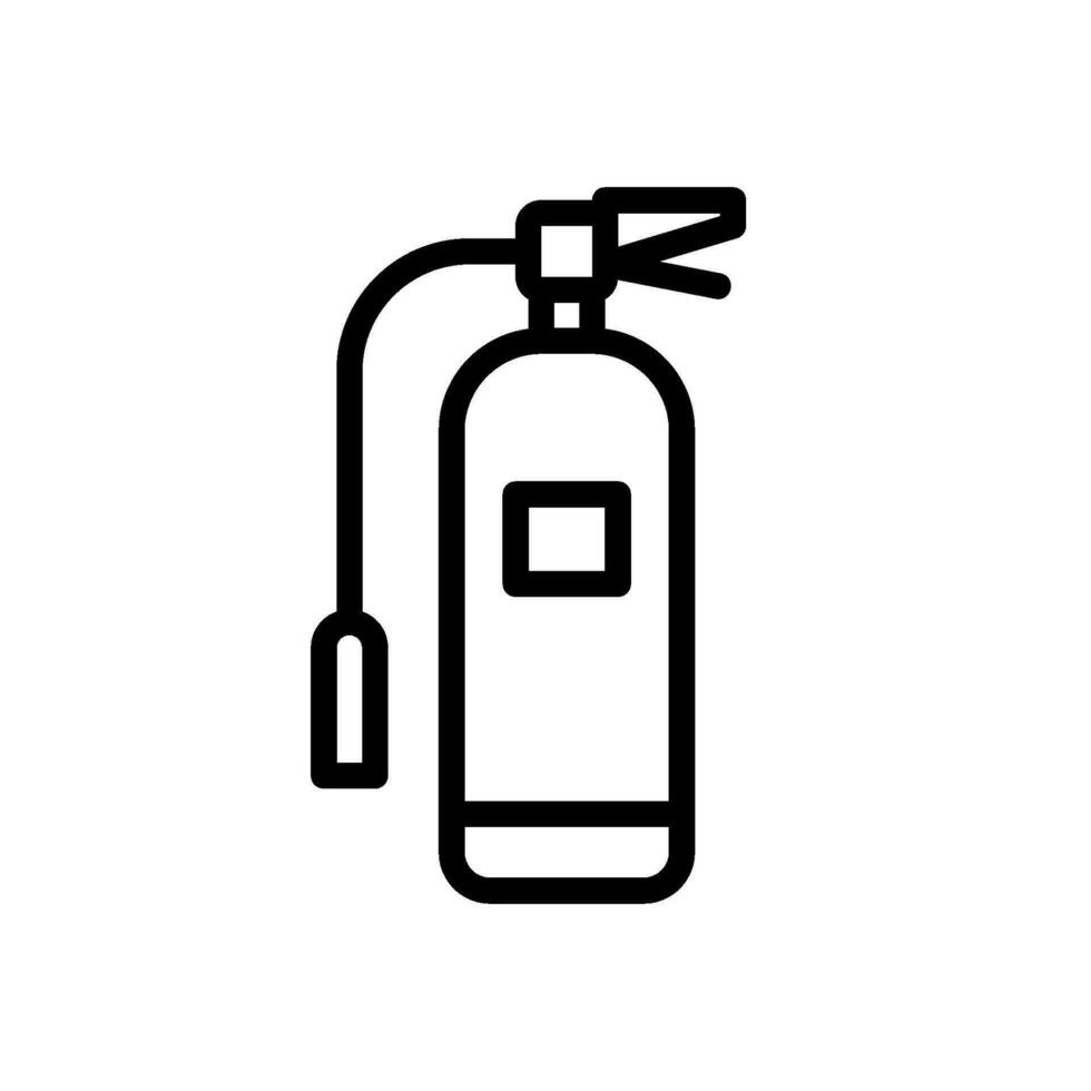 Fire extinguisher icon for safety vector