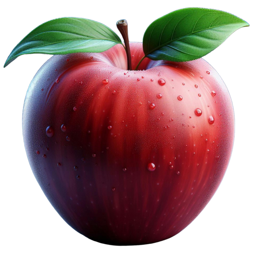 Frais et sucré rouge pommes png