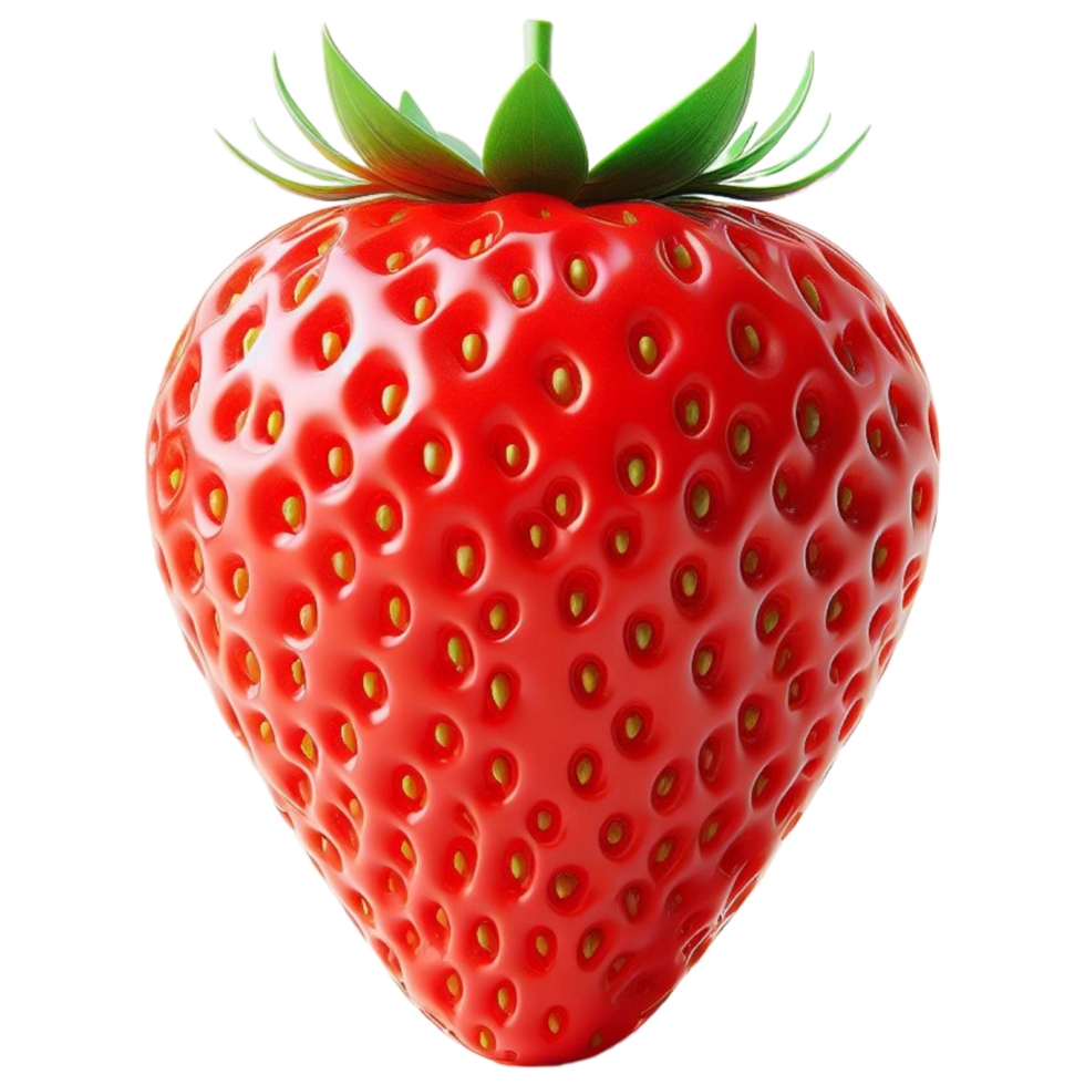 frische und süße rote Erdbeeren png