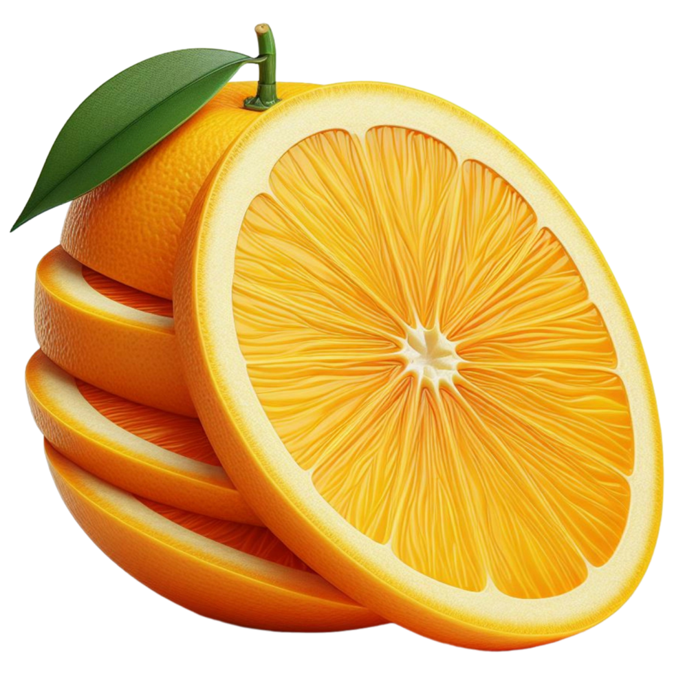 Fresh and sweet orange fruit png