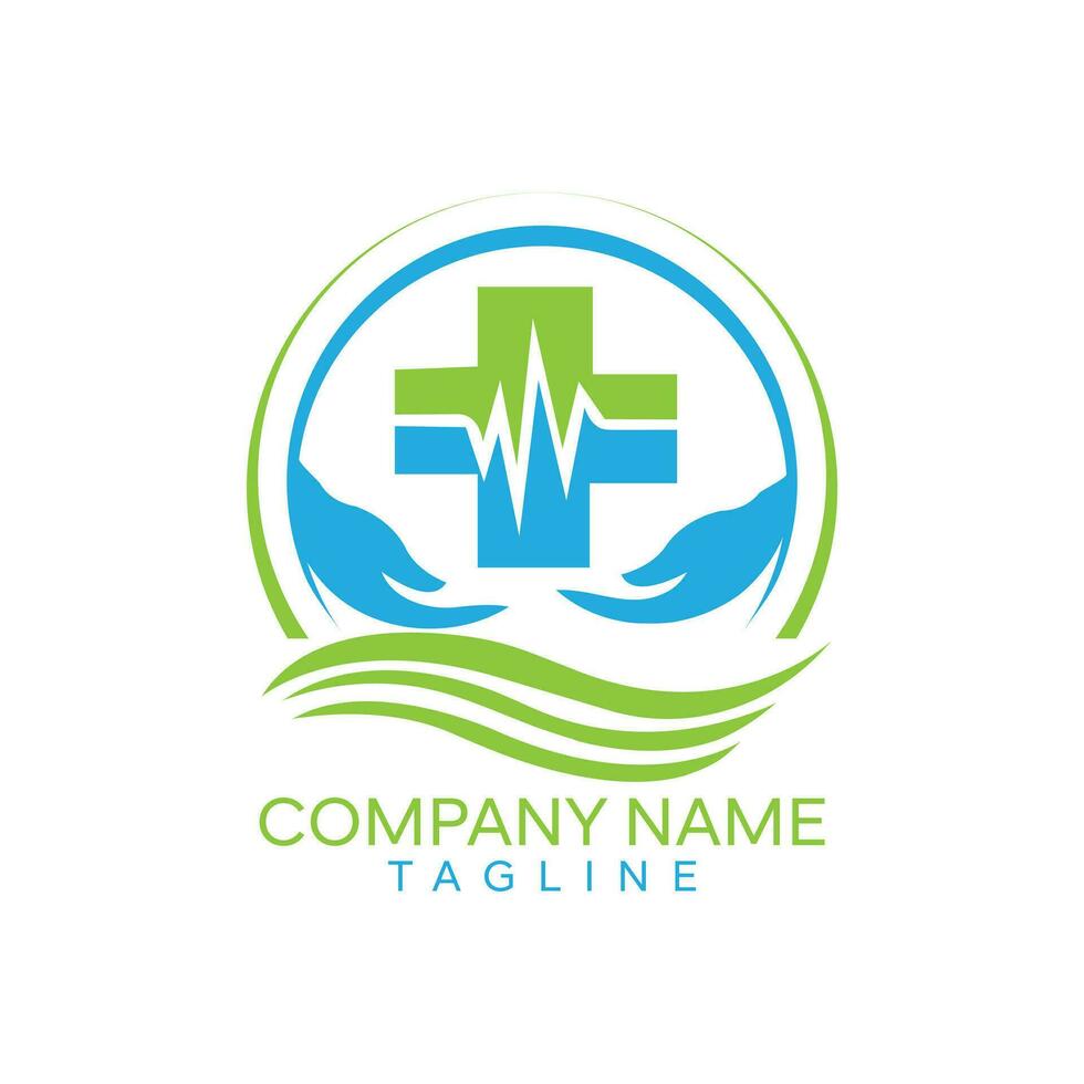 Medical logo designs simple modern for medical service and health icon logo vector