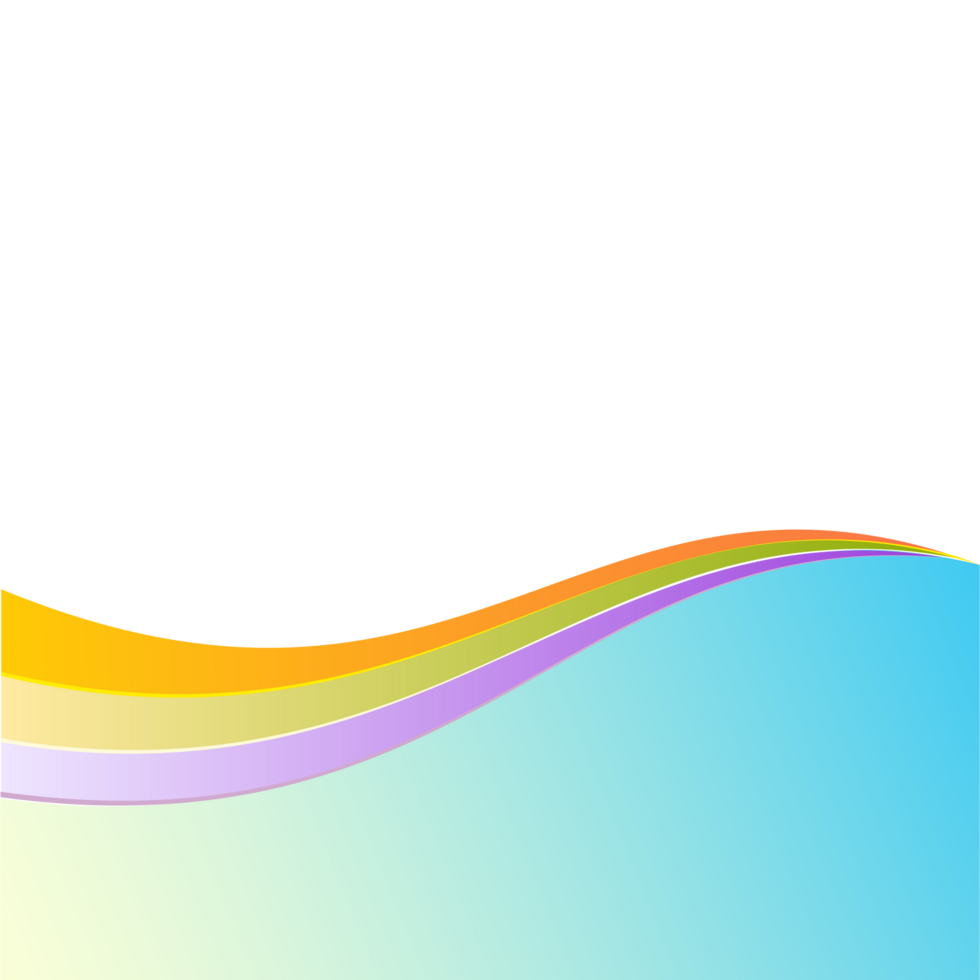 Abstract border header for flyer poster border wave png