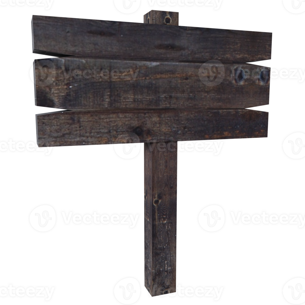 Medieval Sign Board isolated on transparent png