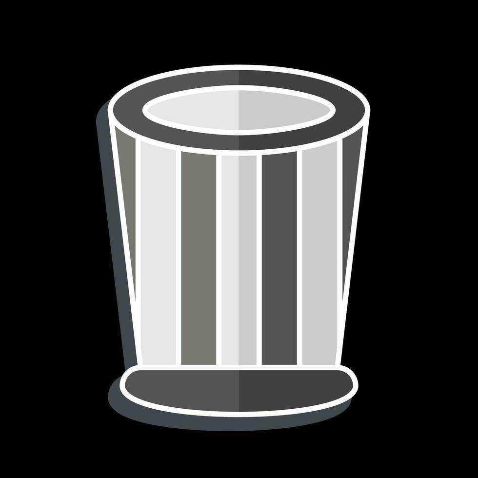 Icon Cook Hat. related to Hat symbol. glossy style. simple design editable. simple illustration vector