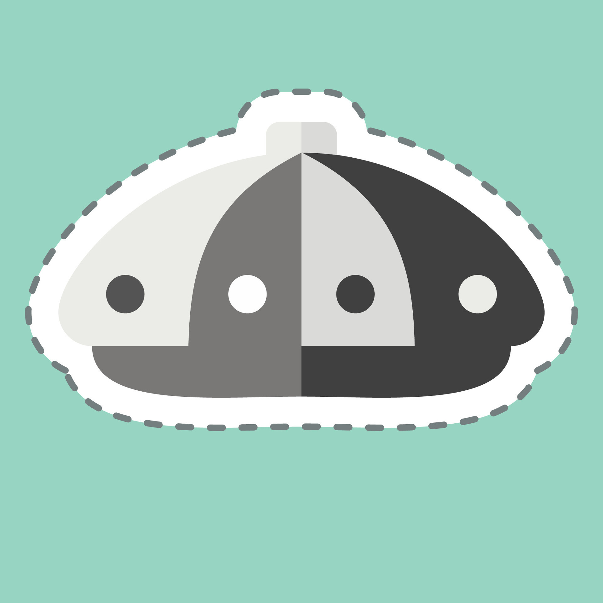 sticker-line-cut-cloth-cap-related-to-hat-symbol-simple-design