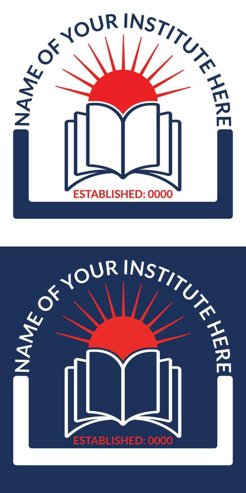 School and education logo design template vector