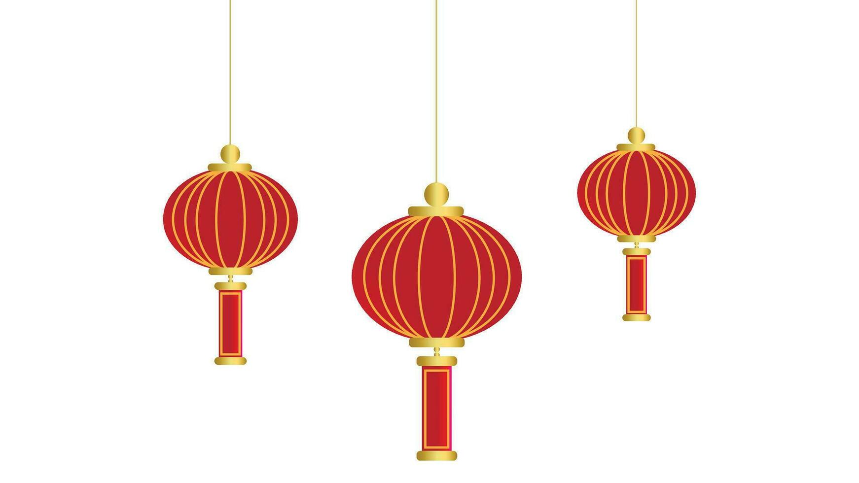 Chinese New Year celebration lantern design, Chinese New Year lantern vector