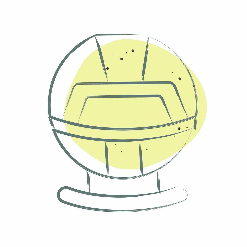 Icon Hood. related to Hat symbol. Color Spot Style. simple design editable. simple illustration vector