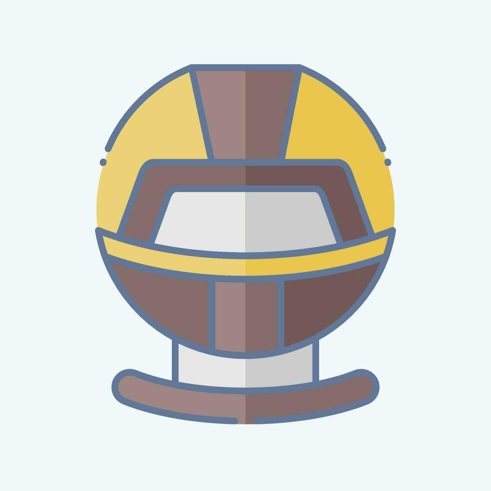 Icon Hood. related to Hat symbol. doodle style. simple design editable. simple illustration vector