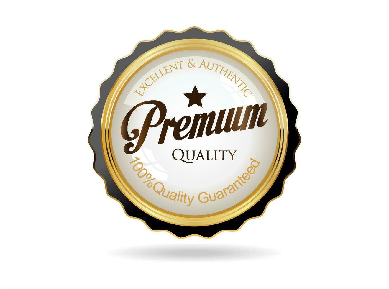 Premium quality  retro design badge vector illustration