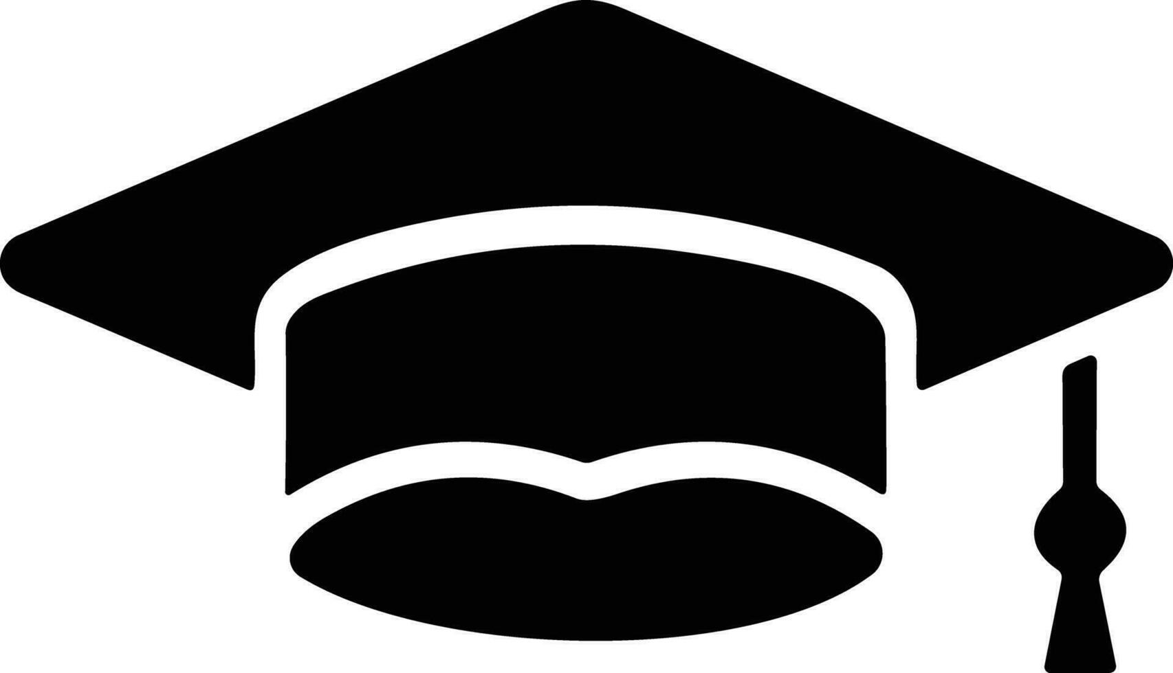 graduación sombrero gorra icono. académico gorra. graduación estudiante negro gorra y diploma valores vector. Universidad o Universidad negro gorra vector