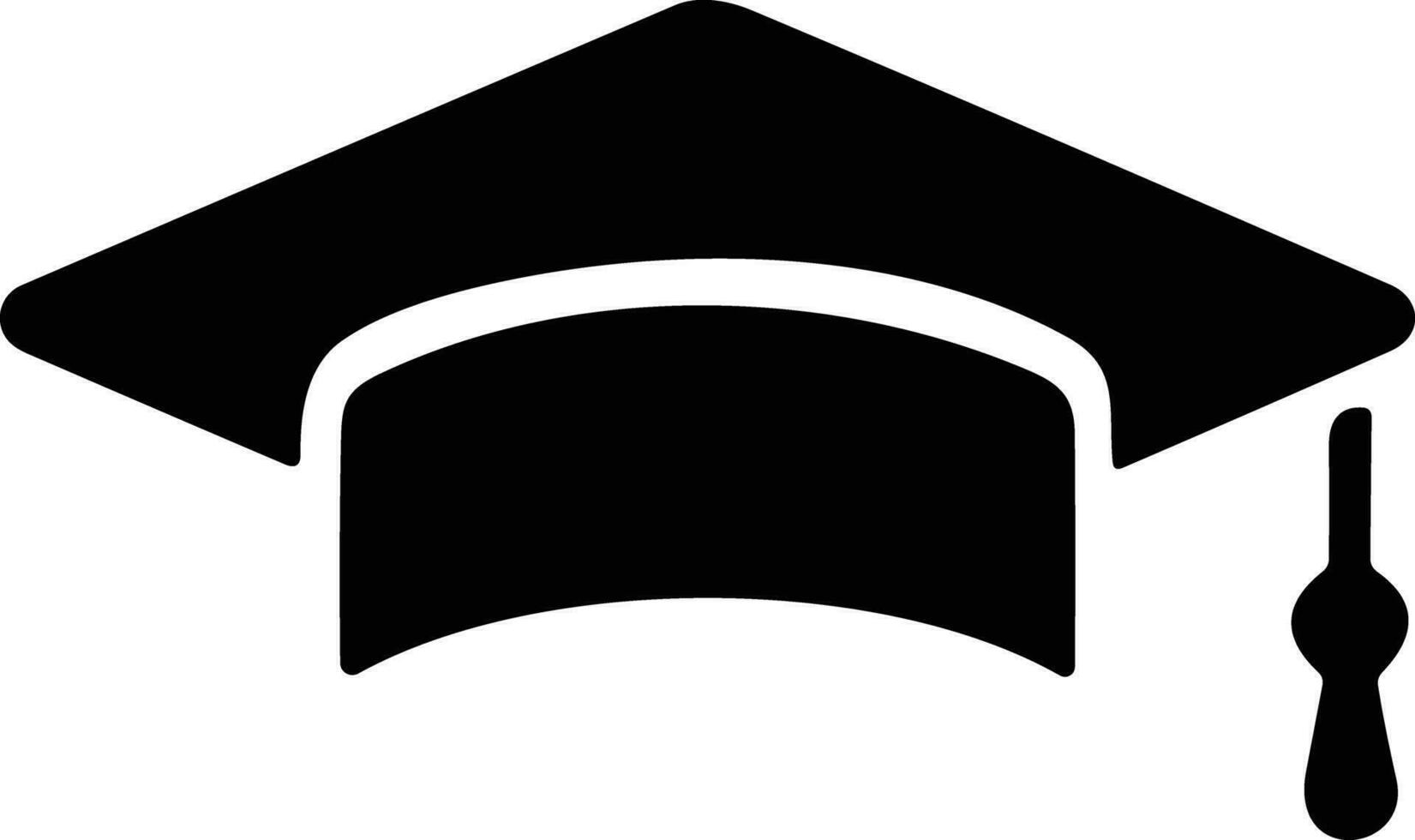 graduación sombrero gorra icono. académico gorra. graduación estudiante negro gorra y diploma valores vector. Universidad o Universidad negro gorra vector