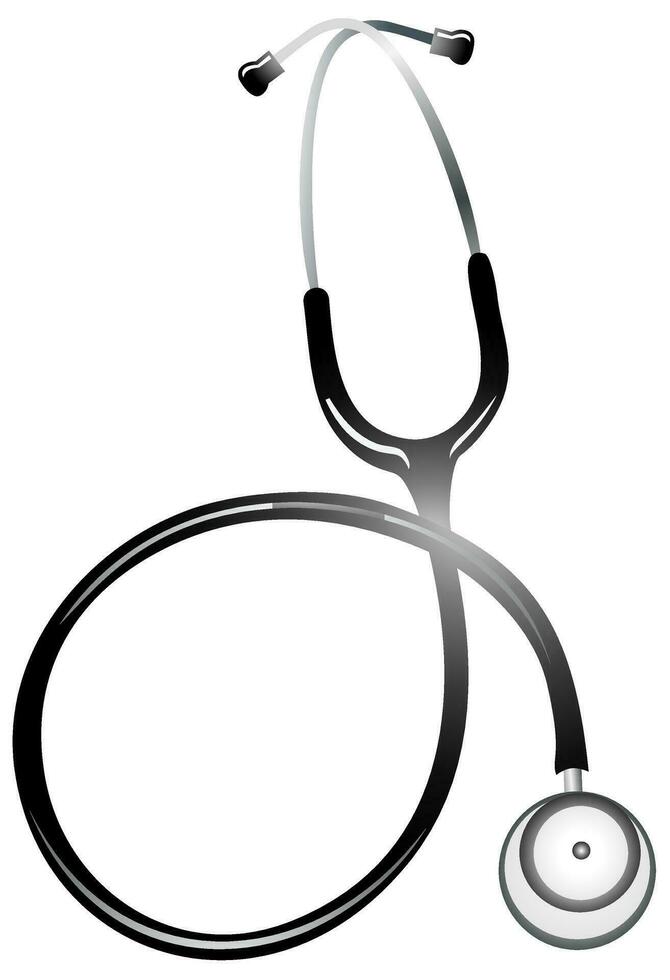 Stethoscope isolated illustration vector