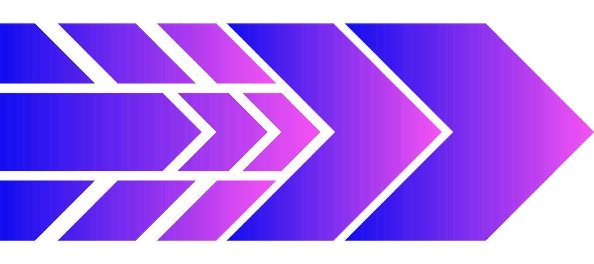 abstract technology arrow violet gradient background vector