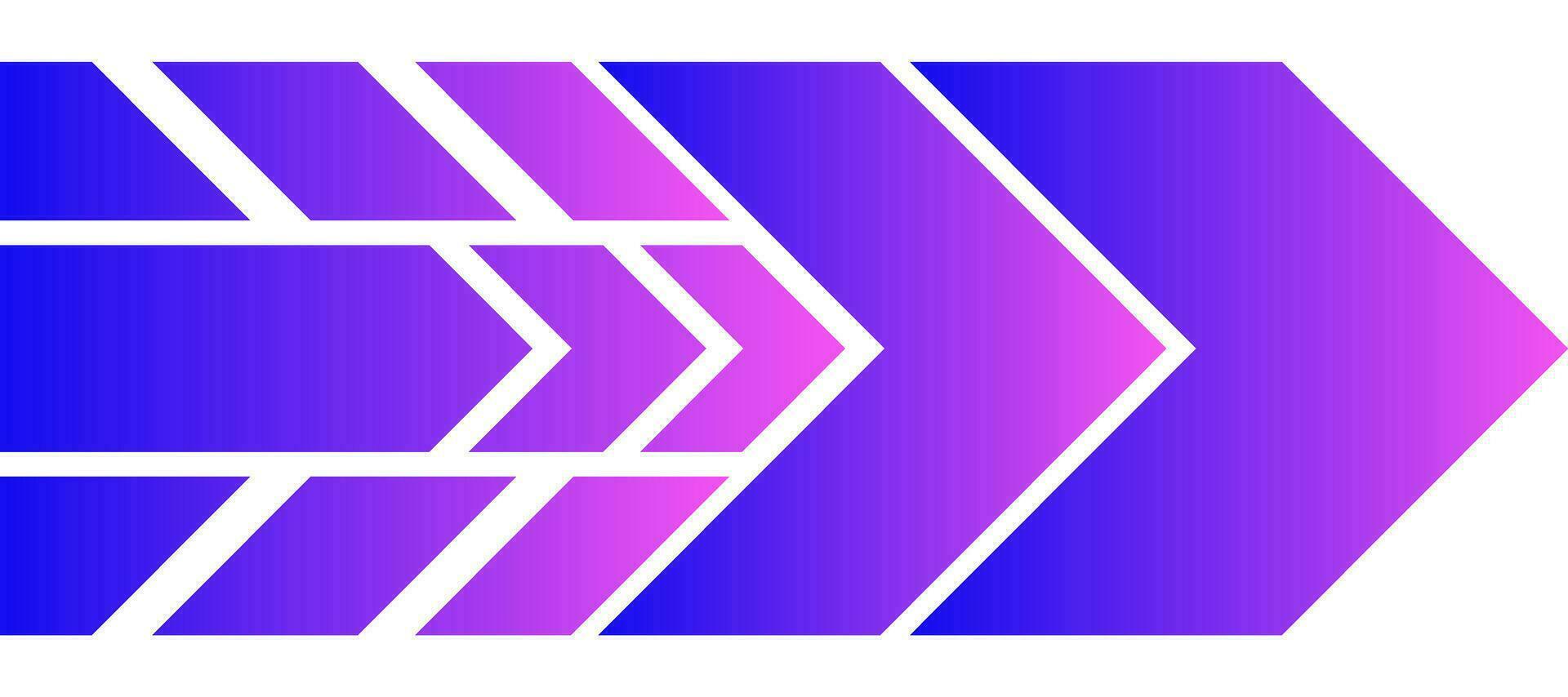 abstract technology arrow violet gradient background vector