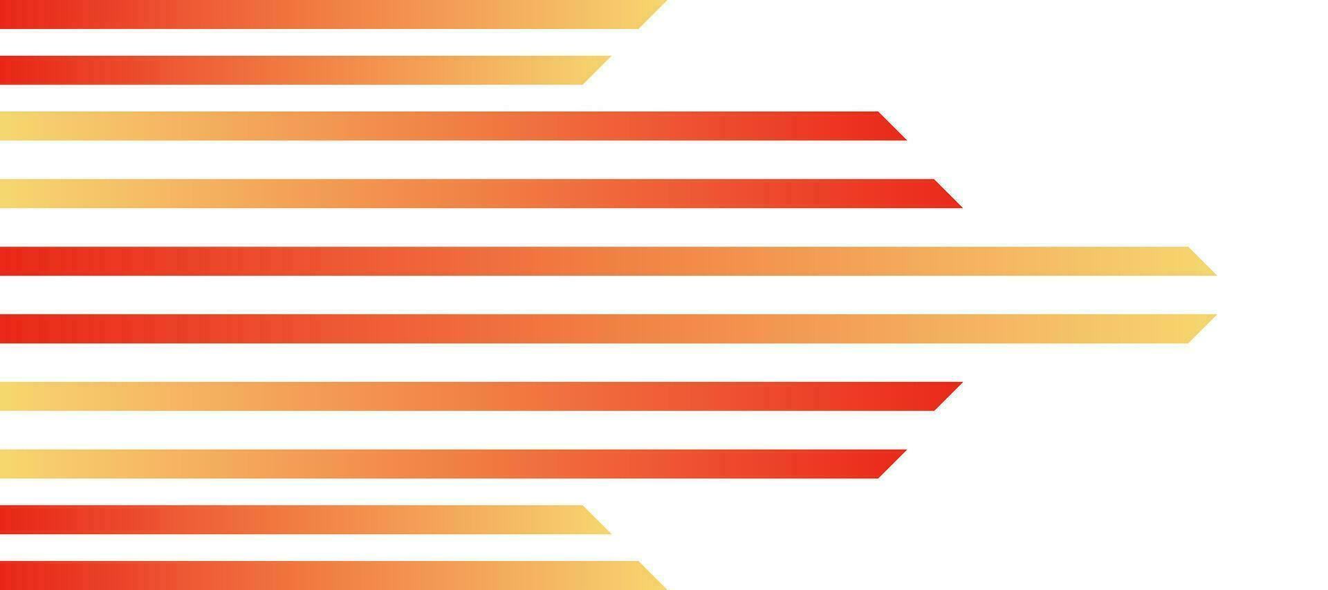 abstract speed arrow stripes lines orange gradient background vector