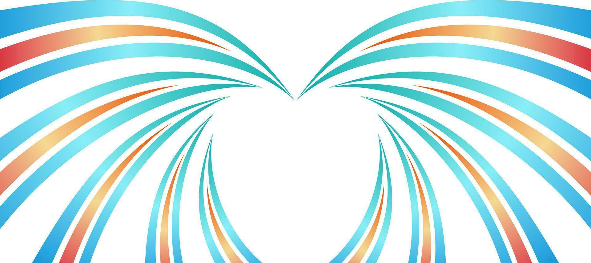 abstract blue twirl spiral gradient background template vector