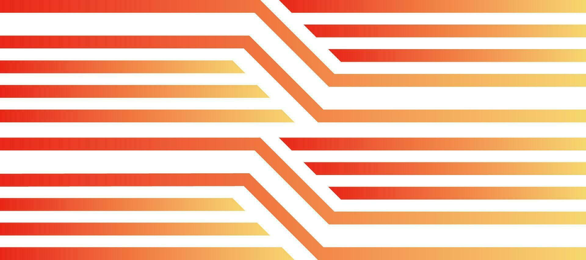 abstract futuristic stripes lines orange gradient background vector