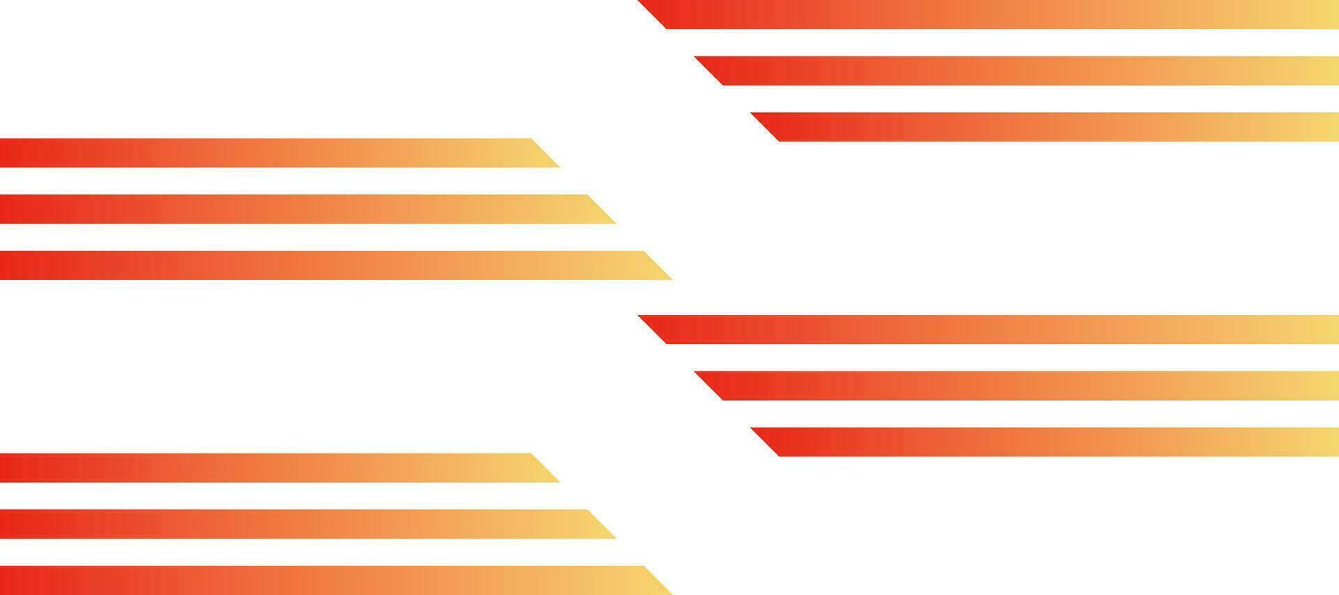 abstract horizontal stripes lines orange gradient background vector